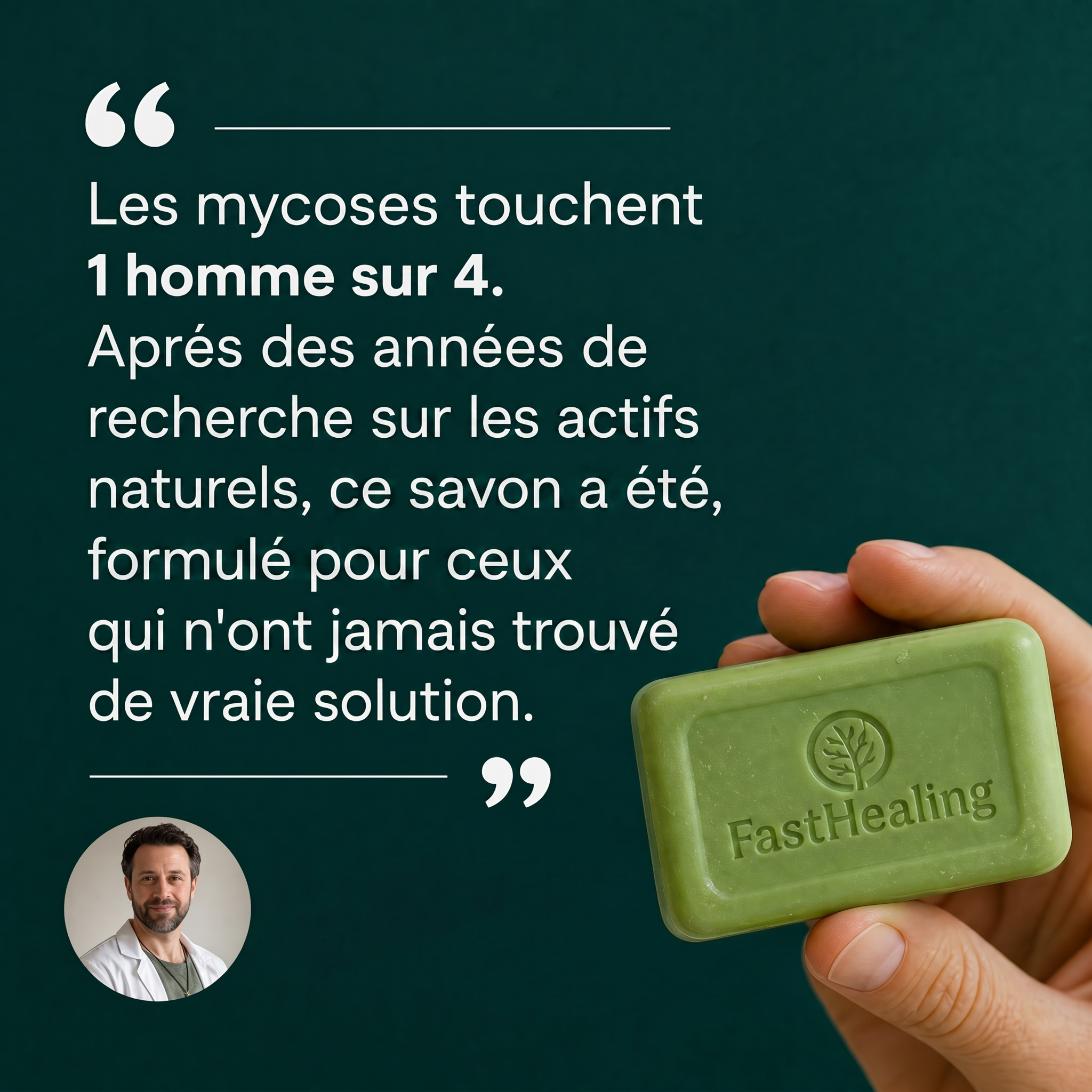 Savon Purifiant Intensif & Antifongique Naturel